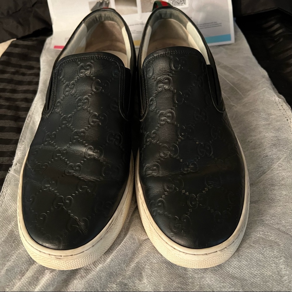 Gucci Guccissima Dublin Slip on Shoes
